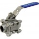 Stainless steel ball valve - 3 pieces - Full bore- Butt Welding