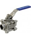 Stainless steel ball valve - 3 pieces - Full bore- Butt Welding