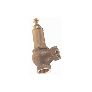 Contraloble canalized brass safety relief valve - Metal valve