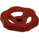 Red handwheel for full bore valve - ref 215