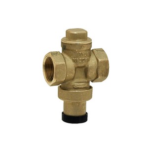 Pressure reducing valve - Brass hot forged piston type - Female / Female - Raw brass - Without pressure gauge connection