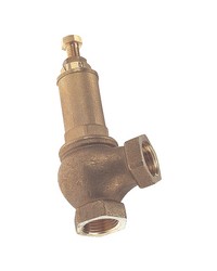 Canalized brass safety relief valve - CE - Metal valve