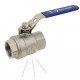 Stainless steel pressure relief ball valve - F/F - For compressed air