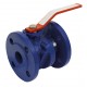 Flanged ball valve - Cast iron epoxy coating - Chrome brass ball