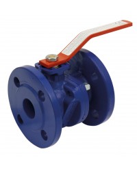 Flanged ball valve - Cast iron epoxy coating - Chrome brass ball