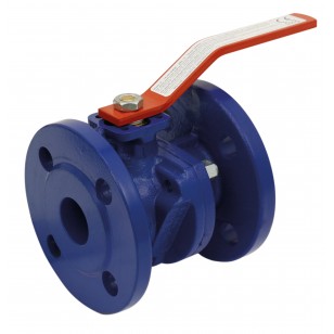 Flanged ball valve - Cast iron epoxy coating - Chrome brass ball