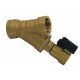 Brass strainer - "Y" type - Female / Female - With flush valve