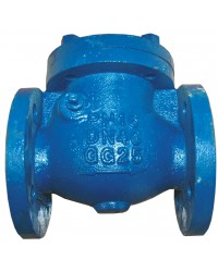 Horizontal rubber swing type check valve - Flange /Flange -