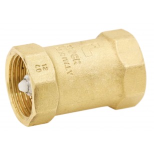 Brass multi positions check valve - "Industrial series"- BLOCK ® - Polymere lift type check valve