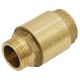 Brass multi positions check valve - "Industrial series" - Male / Female - Nylon lift type check valve