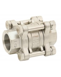 Multi positions check valve - 3 316 Stainless steel pieces - Reduced bore