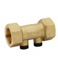 Pollution-control check valve EA type - Straight body - With 2 plastic plug - F x F