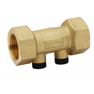 Pollution-control check valve EA type - Straight body - With 2 plastic plug - F x F