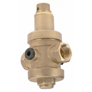 Pressure reducing valve - Brass hot forged piston type - Female / Female - "Industrial series"