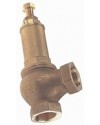 Controlable canalized brass safety relief valve - PTFE valve